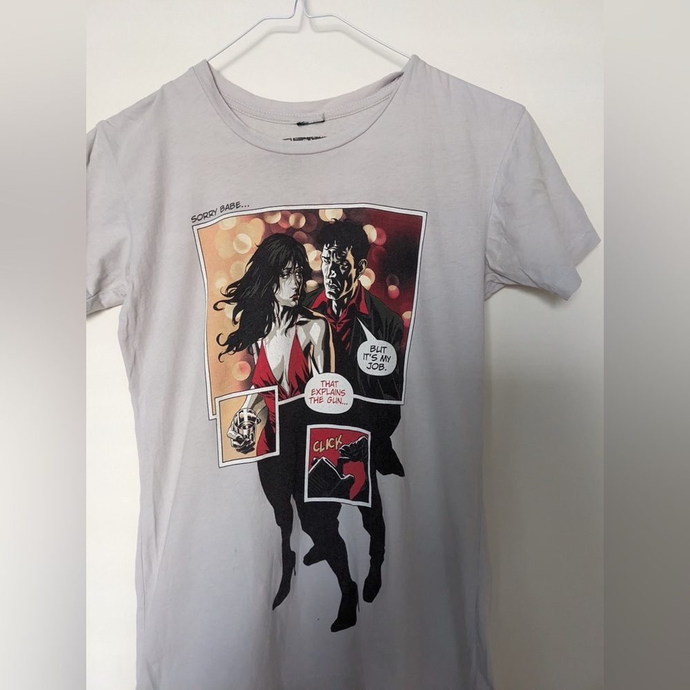 Threadless Graphic Comic Print T-Shirt size small
